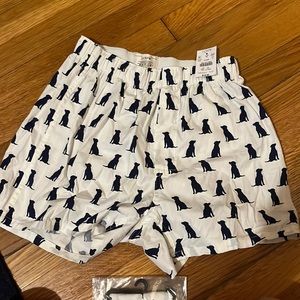 Lot of 2 BNWT j crew small boxers with dogs
